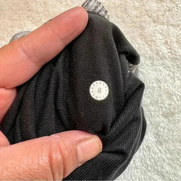 LULULEMON Ready To Rulu Pant Space Dye Camo Black White Size 8 - Picture 11 of 15